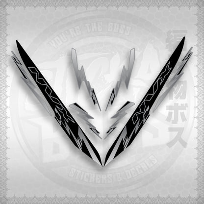 AEROX 155 V1 INDO-MALAY CONCEPT ( NVX ALPHA x OMEGA ) STICKER DECALS By STICKABOSS