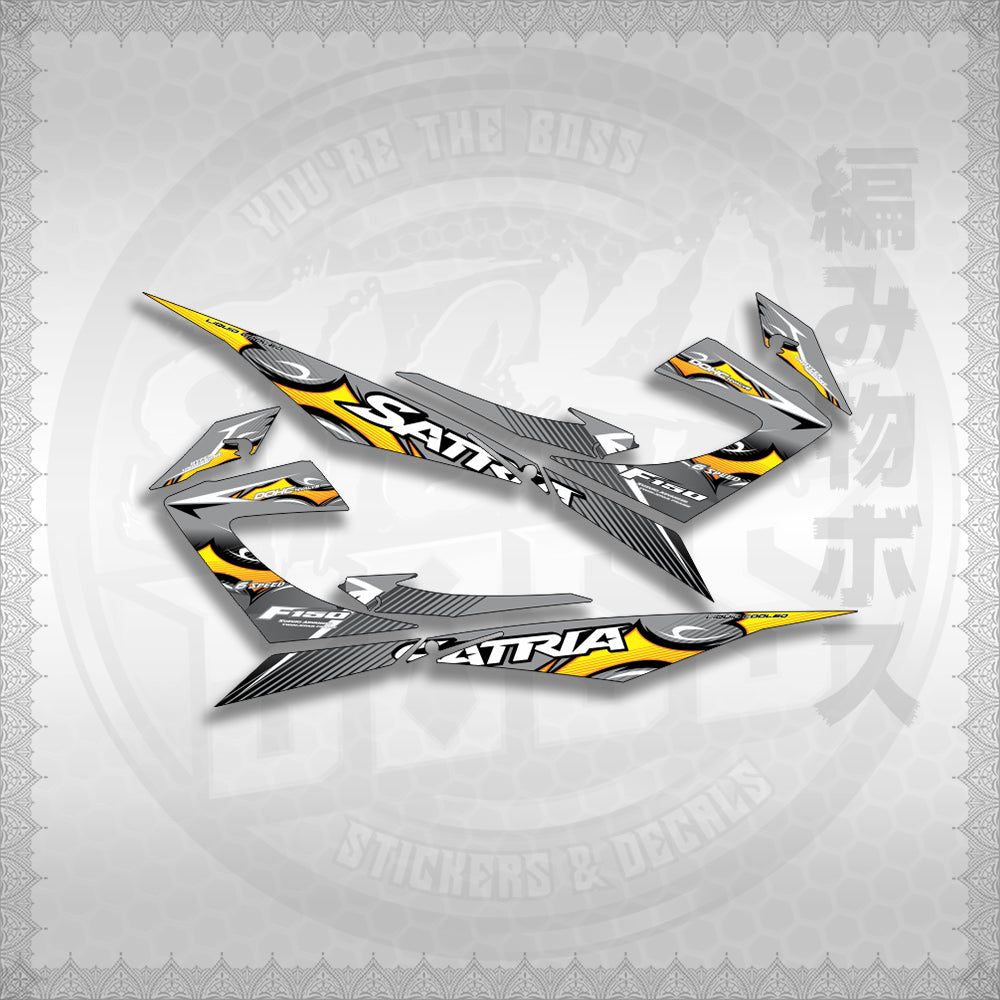 STICKER DECALS for RAIDER 150 REBORN CARB (RRCTHMATH01) By STICKABOSS (SOFIE LAMINATED WATERPROOF)