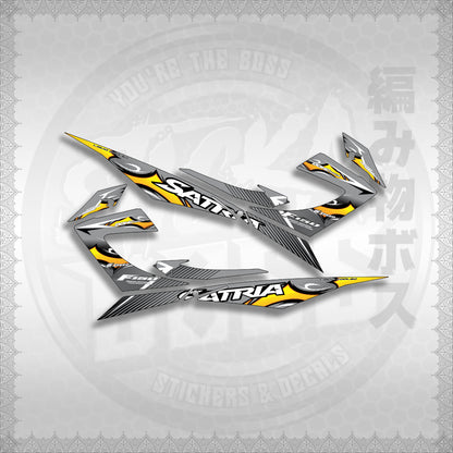 STICKER DECALS for RAIDER 150 REBORN CARB (RRCTHMATH01) By STICKABOSS (SOFIE LAMINATED WATERPROOF)