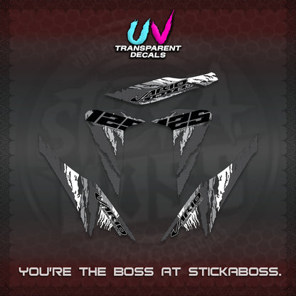 CLICK 125 V2 VARIO UV TRANSPARENT DECALS (2022 SPLASH SPECIAL) STICKER KITS BY STICKABOSS
