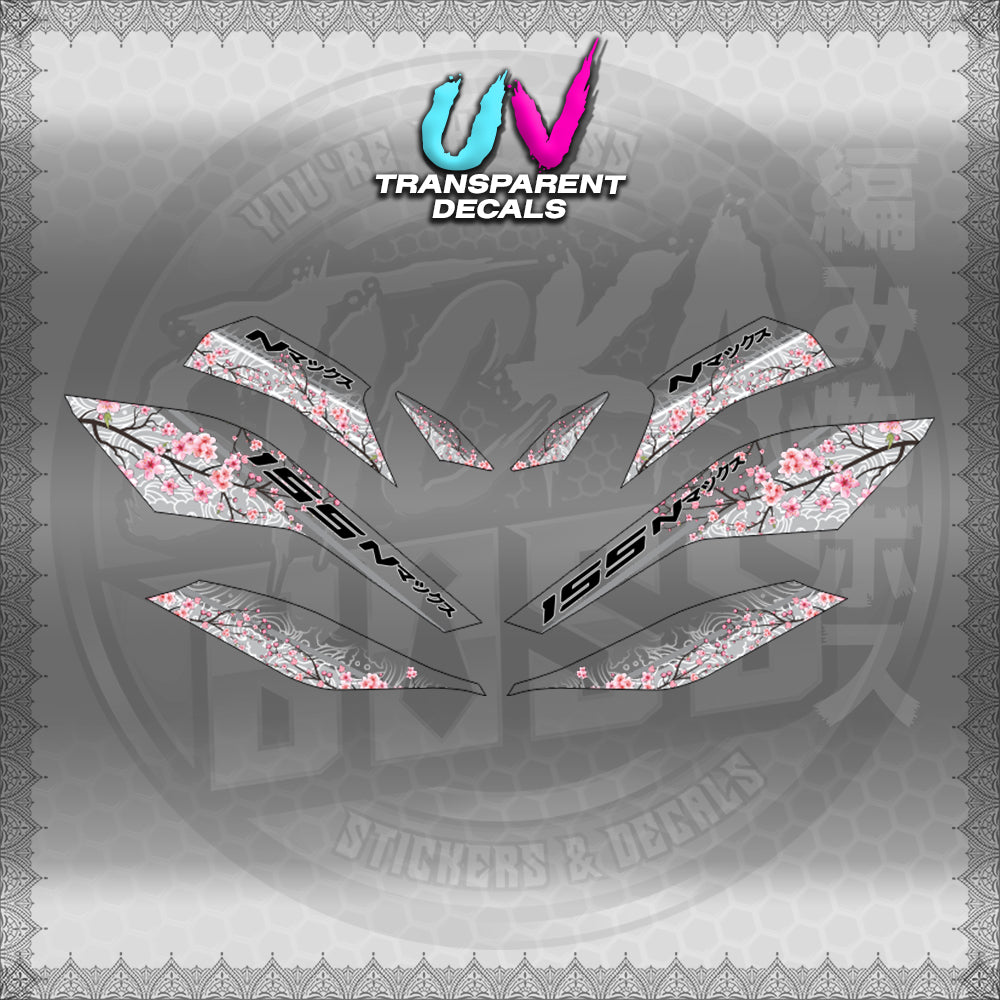 【PREMIUM UV PRINT】TRANSPARENT NMAX V3 TURBO INDO (AV3SAIN)【WITH FREEBIES】