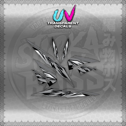 STICKER DECALS for BEAT 110 V2 (INMAUVTRSTMODE) By STICKABOSS (SOFIE LAMINATED WATERPROOF)