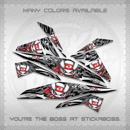 BEAT FI V1 DECALS (2026 NEW RCB 2.0 DESIGN) STICKER KITS BY STICKABOSS