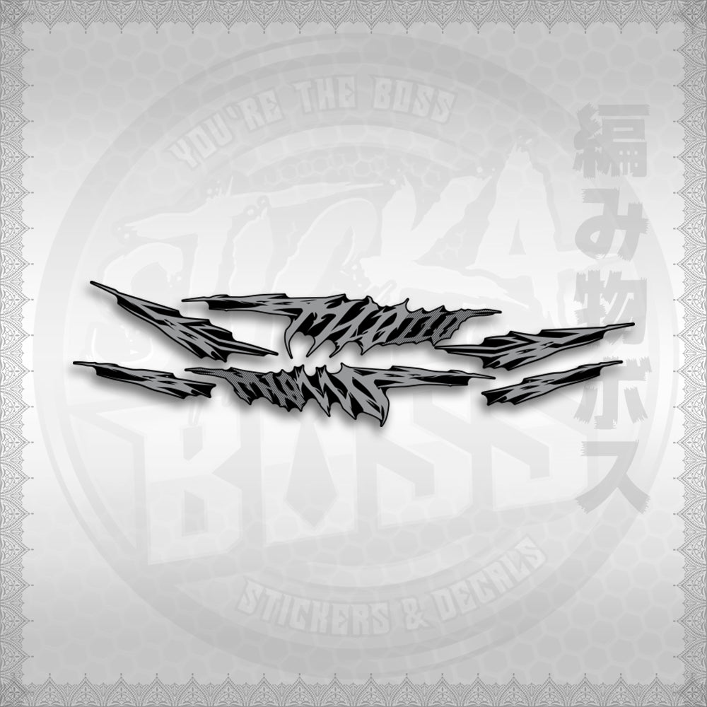 STICKER DECALS for MIO SOULTY INDO (MSOA4STKN) By STICKABOSS (SOFIE LAMINATED WATERPROOF)