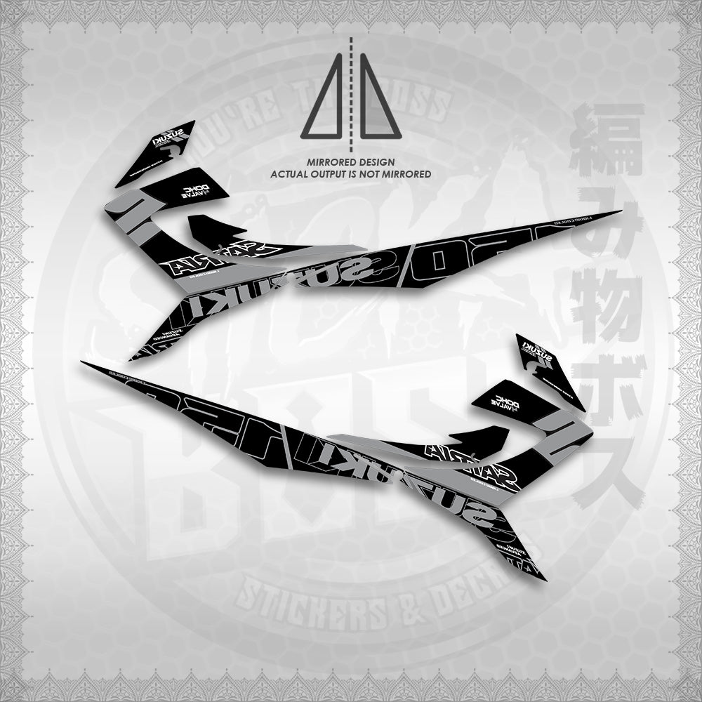 STICKER DECALS for RAIDER REBORN CARB 150 (RRCGPMA) By STICKABOSS (SOFIE LAMINATED WATERPROOF)