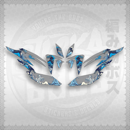 CLICK V2 INDO CONCEPT ( KANAGAWA GREAT WAVE ) STICKER DECALS By STICKABOSS