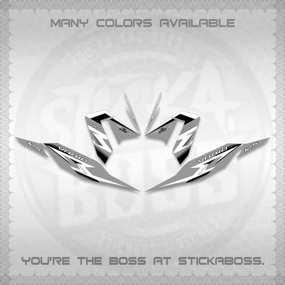 CLICK 125 V4 VARIO DECALS (2026 VR0006 DESIGN) STICKER KITS BY STICKABOSS
