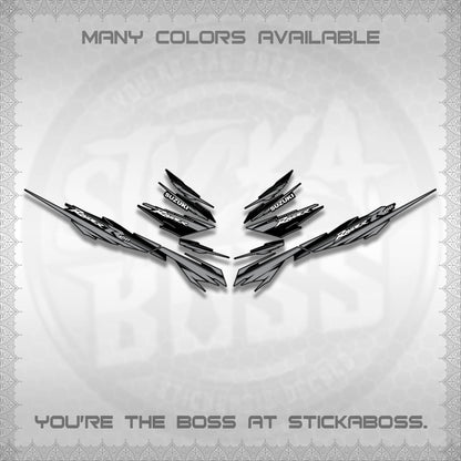 RAIDER 150 FI SATRIA DECALS (MINIMALIST 0016 DESIGN)STICKER DECALS By STICKABOSS