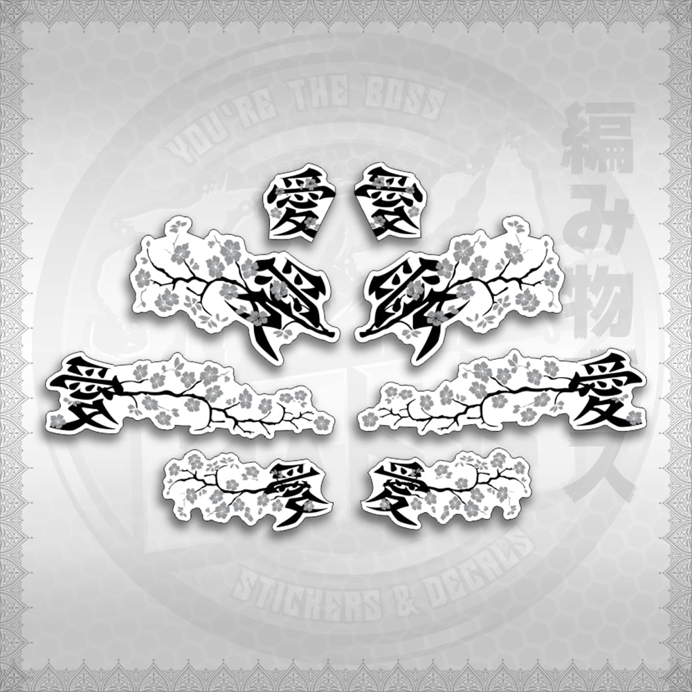 STICKER DECALS for NMAX V1 INDO FOR WHITE (NV1FWSAXFL) By STICKABOSS (SOFIE LAMINATED WATERPROOF)