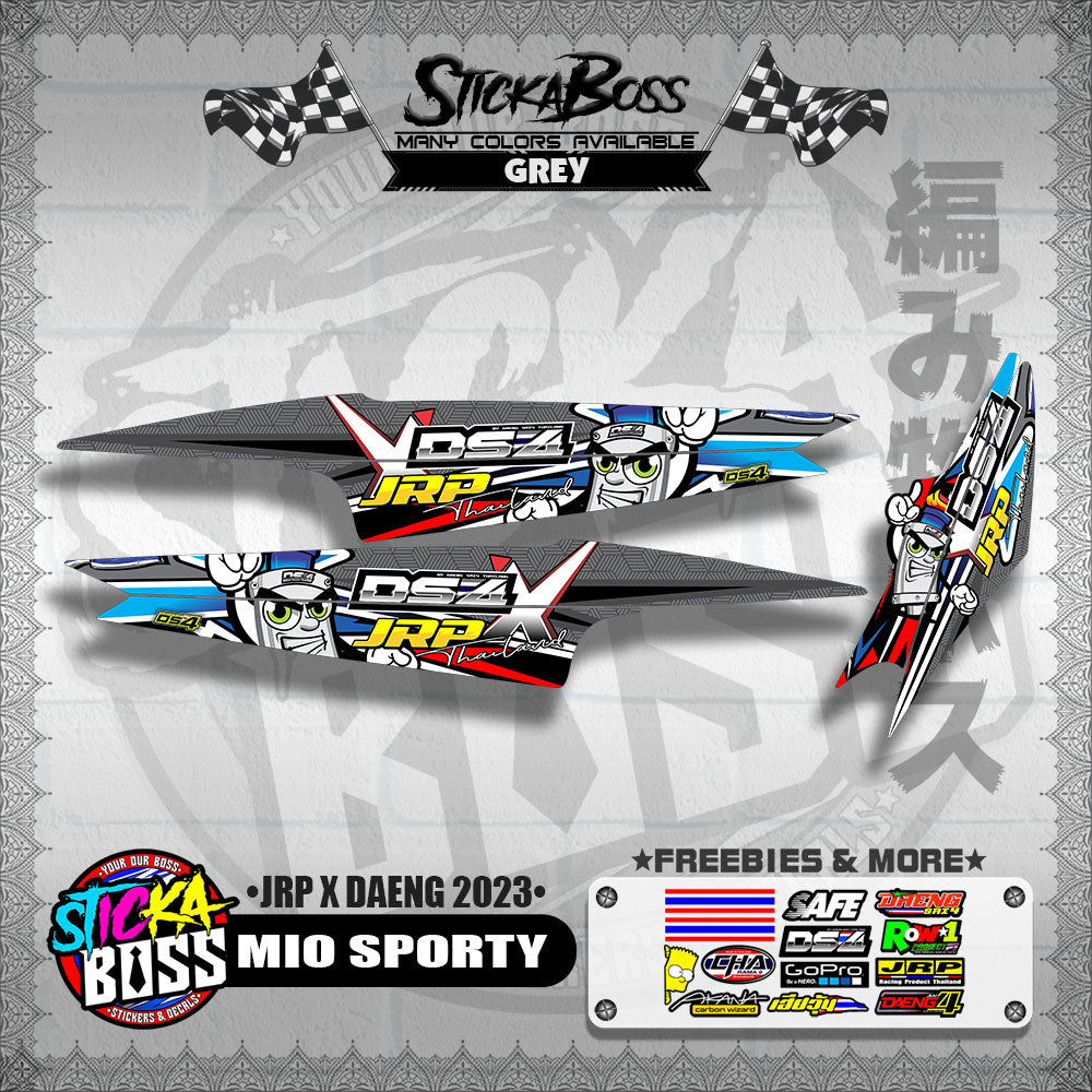 MIO SPORTY DECALS ( DAENG X JRP 2023 )【WITH FREEBIES】