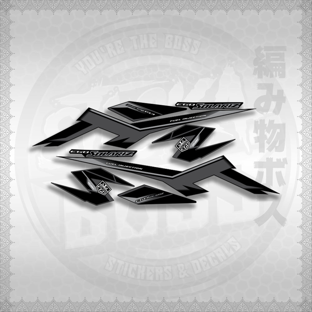 MIO I 125 M3 CYBER EGO SOLARIZ STICKER DECALS By STICKABOSS (SOFIE LAMINATED WATERPROOF)