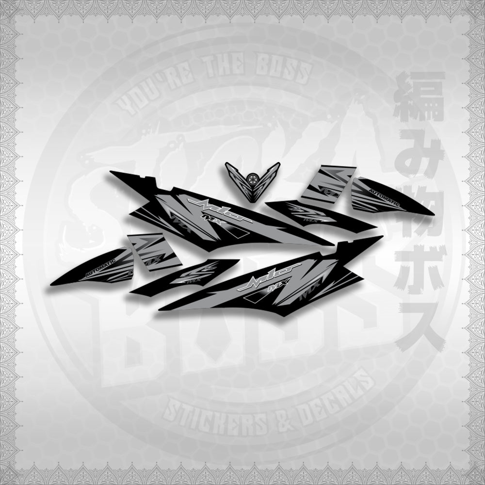 MIO SOUL I STRIPING CARBURETOR STICKER DECALS By STICKABOSS (SOFIE LAMINATED WATERPROOF)