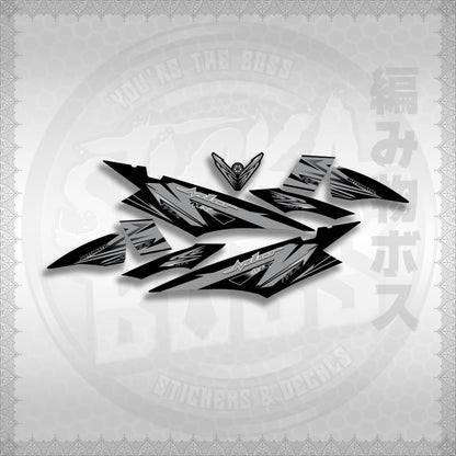 MIO SOUL I STRIPING CARBURETOR STICKER DECALS By STICKABOSS (SOFIE LAMINATED WATERPROOF)