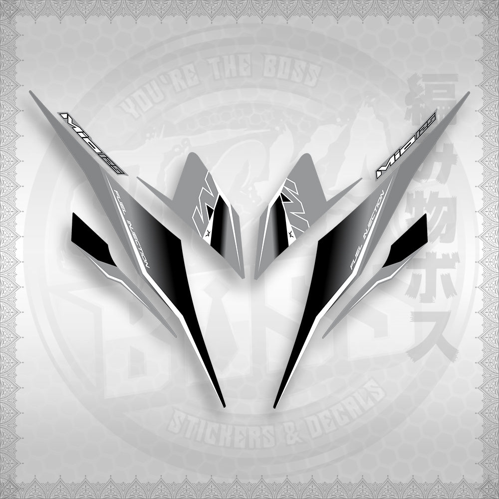 STICKER DECALS for MIO I 125 M3 (MIISTMO) By STICKABOSS (SOFIE LAMINATED WATERPROOF)