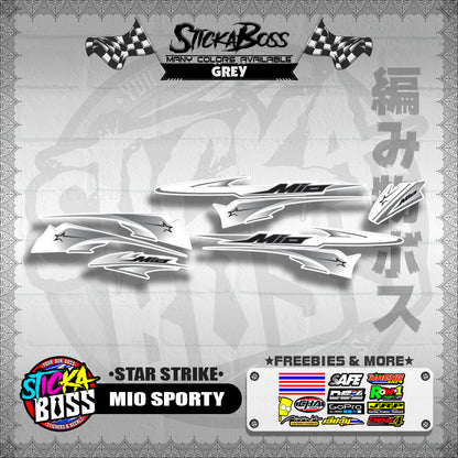 MIO SPORTY DECALS ( STAR STRIKE )【WITH FREEBIES】
