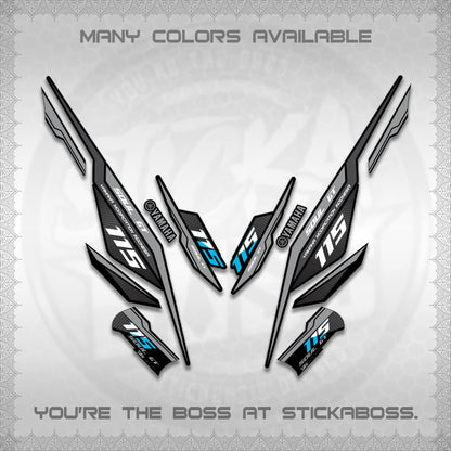 MIO SOUL I 115 GT INDO DECALS (0002 DESIGN)STICKER DECALS By STICKABOSS