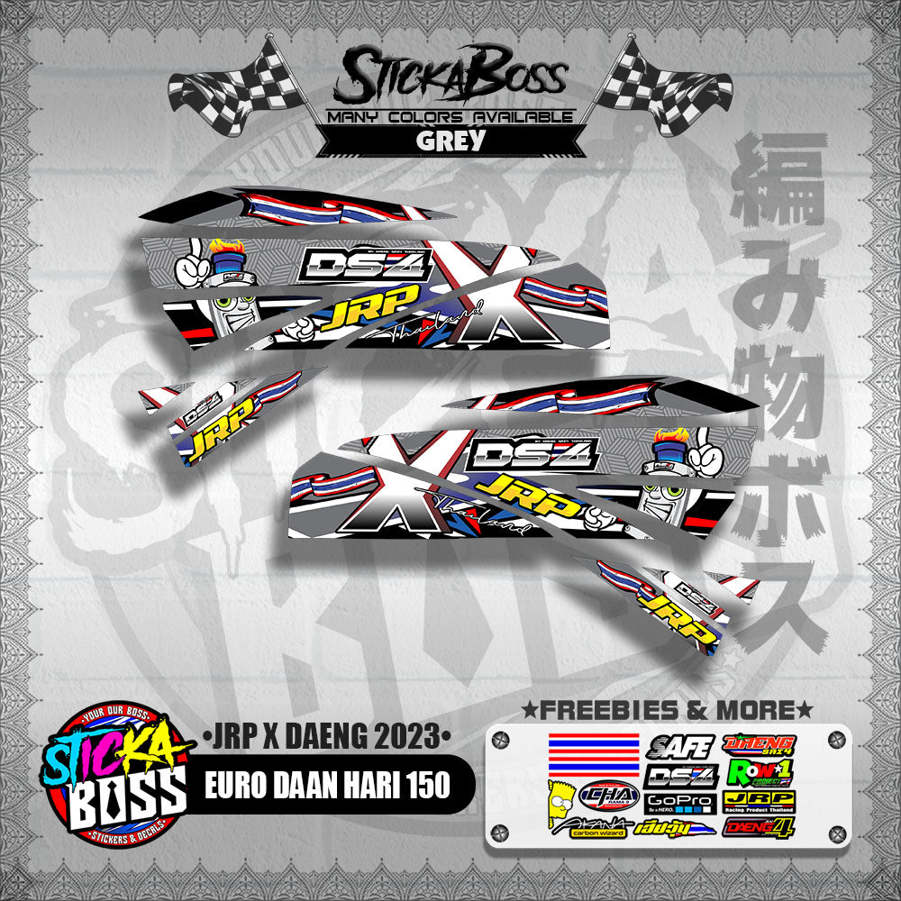 EURO DAAN HARI 150 DECALS ( JRP X DAENG 2023 )【WITH FREEBIES】