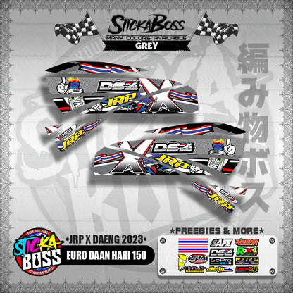 EURO DAAN HARI 150 DECALS ( JRP X DAENG 2023 )【WITH FREEBIES】