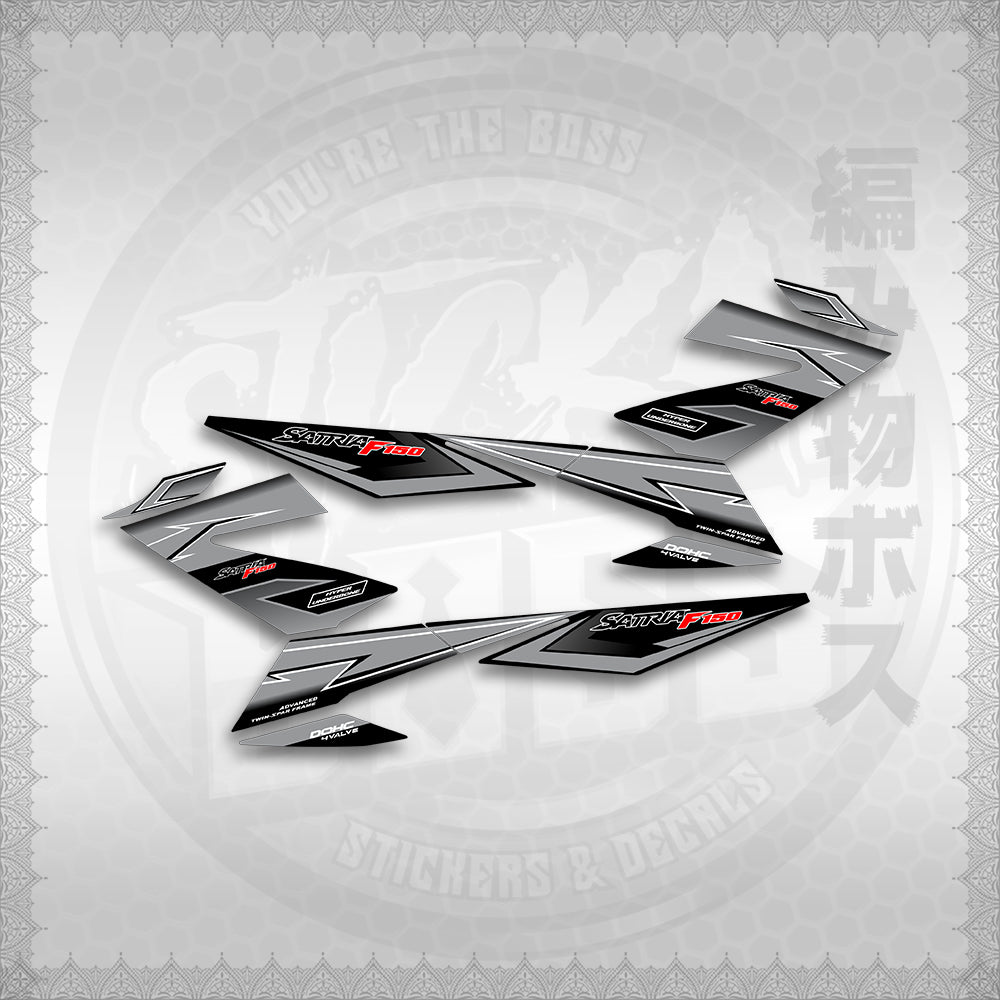 STICKER DECALS for RAIDER 150 FI THAI (RFIGRCUST03) By STICKABOSS (SOFIE LAMINATED WATERPROOF)