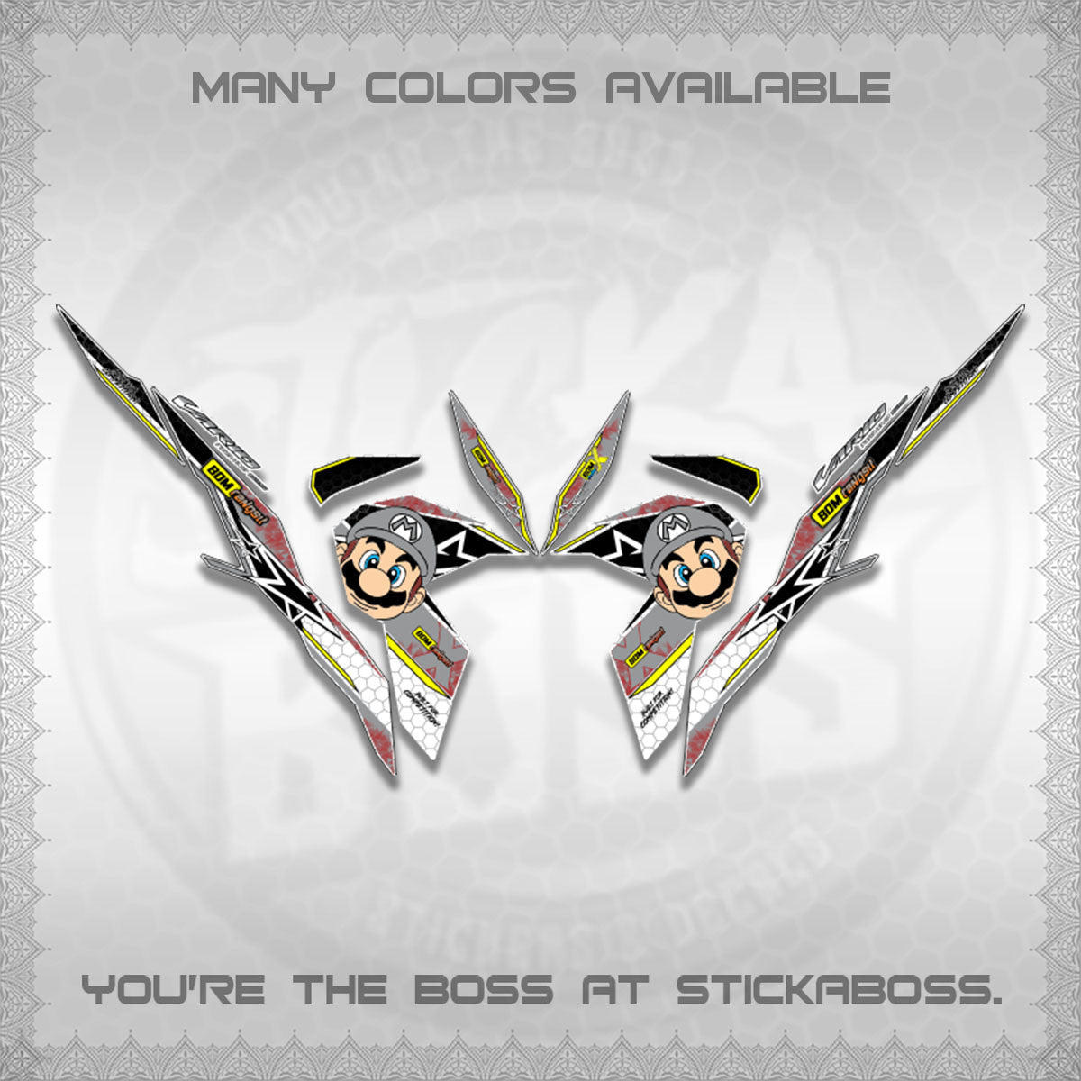 CLICK V3 VARIO DECALS (BOMX VARIO INSPIRED)STICKER DECALS By STICKABOSS