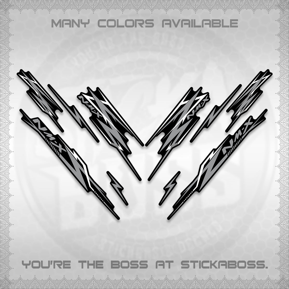 NMAX V2 DECALS (2024 NM A8 STYLE) STICKER DECALS By STICKABOSS