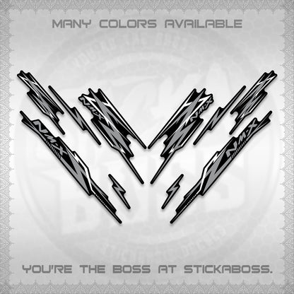 NMAX V2 DECALS (2024 NM A8 STYLE) STICKER DECALS By STICKABOSS