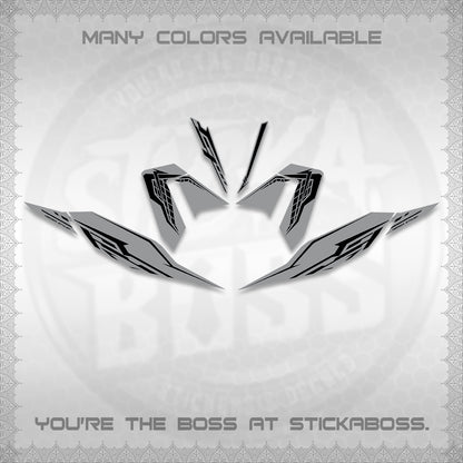 CLICK 125 V4 DECALS (2026 VEERIZA STYLISH DESIGN) STICKER DECALS By STICKABOSS