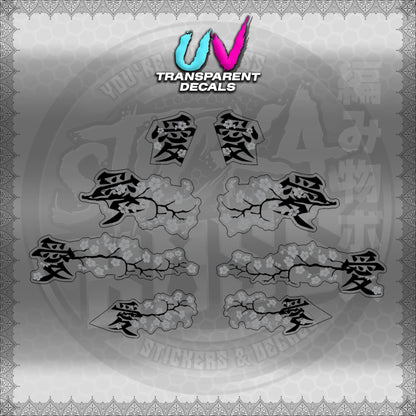 【PREMIUM UV PRINT】TRANSPARENT NMAX V3 TURBO INDO (NV3SAXFLR)【WITH FREEBIES】