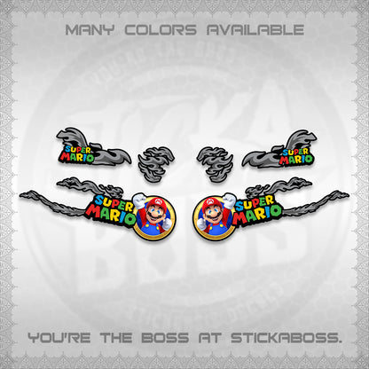 FAZZIO DECALS (FLAMES 02 SUPER-M MOTIF) STICKER KITS BY STICKABOSS
