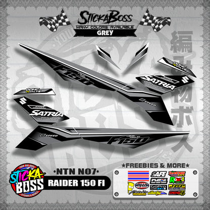 RAIDER 150 FI DECALS ( NTN N07 )【WITH FREEBIES】