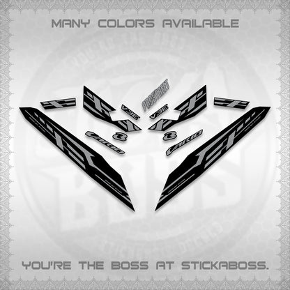 CLICK V3 VARIO DECALS (2026 V3E 001 DESIGN)STICKER DECALS By STICKABOSS
