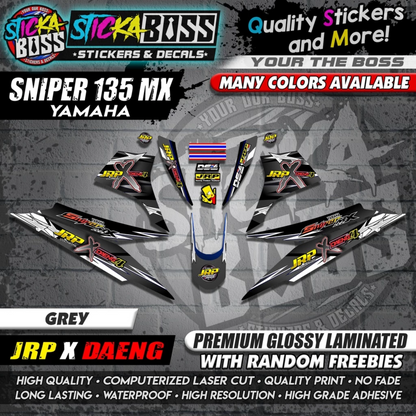 Sniper 135 MX Thailand Decals ( JRP x DAENG )【WITH FREEBIES】