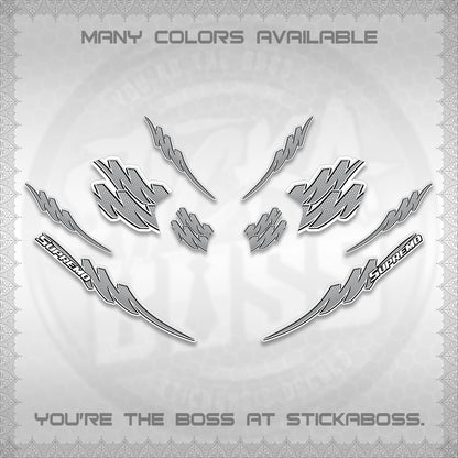 ADV 160 STRIPING FOR WHITE  (1 TONE PUTREA VIRDIAN)STICKER DECALS By STICKABOSS