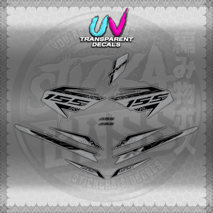 【PREMIUM UV PRINT】TRANSPARENT AEROX V3 ALPHA TURBO INDO (AV312TEDE)【WITH FREEBIES】