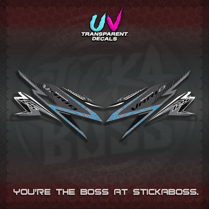 CLICK 125 V2  UV TRANSPARENT VARIO DECALS (2 TONE VIETNAM MOTIF 2026)STICKER DECALS By STICKABOSS