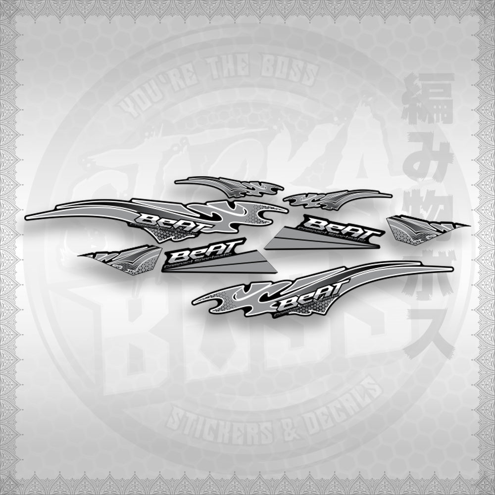 BEAT Fi V3 THAI CONCEPT ( FIERY EDGE V3 ) STICKER DECALS By STICKABOSS