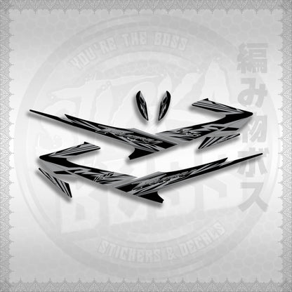 FURY 125 LUEFI RACE FLARE STICKER DECALS By STICKABOSS (SOFIE LAMINATED WATERPROOF)
