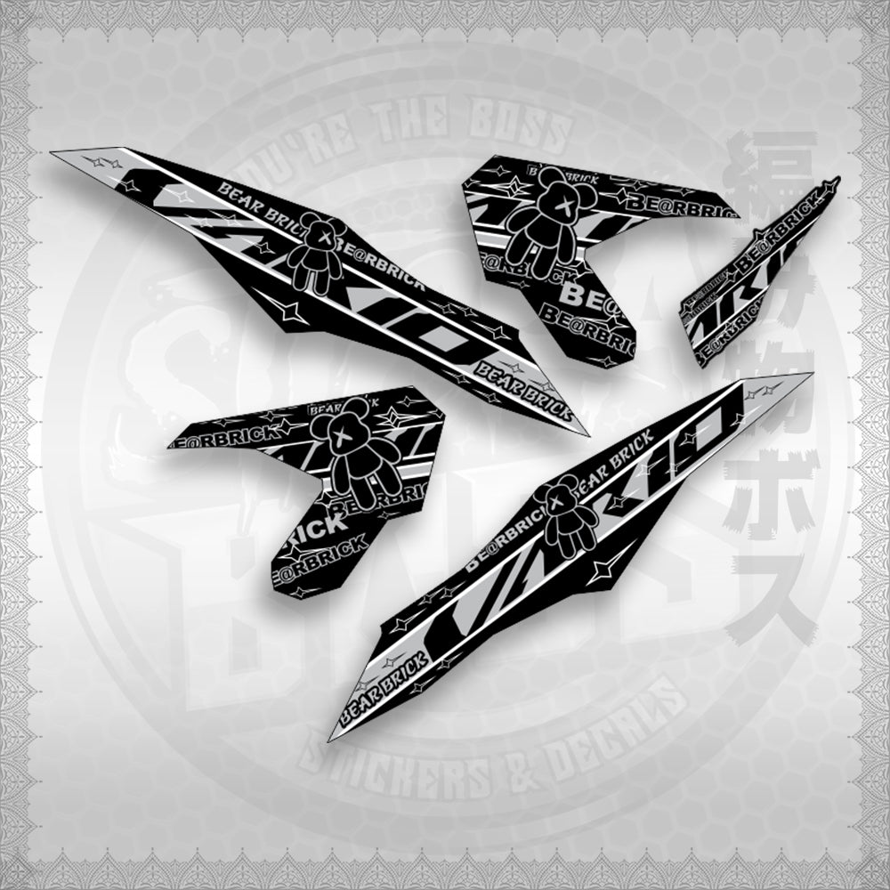 CLICK V3 INDO CONCEPT ( VARIO BEAR BRICK ) STICKER DECALS By STICKABOSS