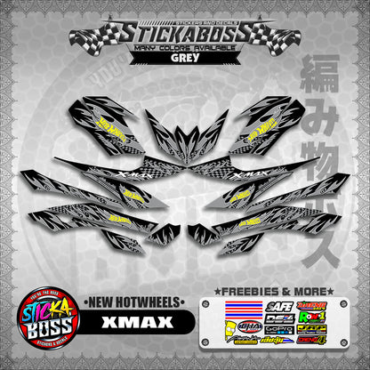 XMAX DECALS ( NEW HOTWHEELS )【WITH FREEBIES】