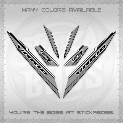CLICK 125 V3 VARIO DECALS (2024 SV 12-A1 STYLE) STICKER DECALS By STICKABOSS