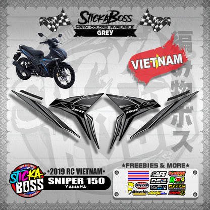SNIPER 150 STOCK DECALS ( 2019 RC VIETNAM )【WITH FREEBIES】