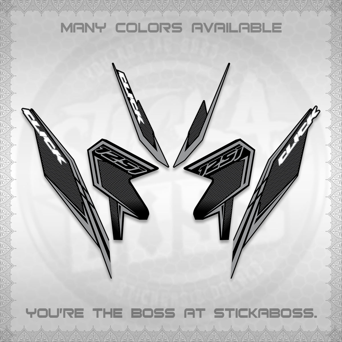 CLICK 125 V3 DECALS (2026 LINE UP DESIGN) STICKER KITS By STICKABOSS
