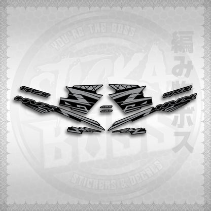 STICKER DECALS for AEROX V3 ALPHA TURBO INDO (AV314ARV9SE) By STICKABOSS (SOFIE LAMINATED WATERPROOF)