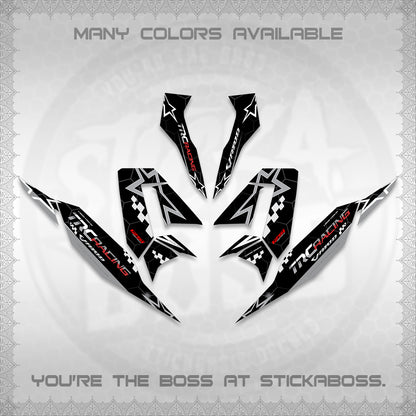 CLICK V4 DECALS (2026 TRC RACING DESIGN)STICKER DECALS By STICKABOSS