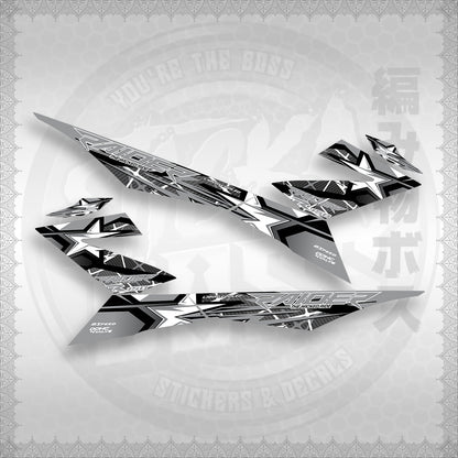 STICKER DECALS for RAIDER 150 FI (RFISATHMATH04) By STICKABOSS (SOFIE LAMINATED WATERPROOF)