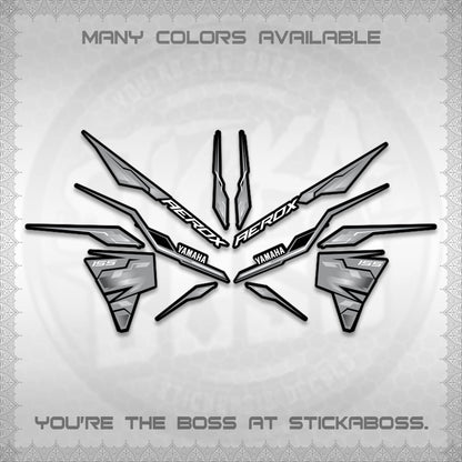 AEROX V3 INDO DECALS (ALPHA TURBO 0001)STICKER DECALS By STICKABOSS