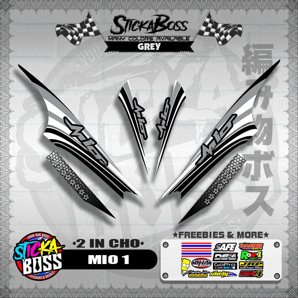 MIO 1 DECALS ( 2 IN CHO )【WITH FREEBIES】