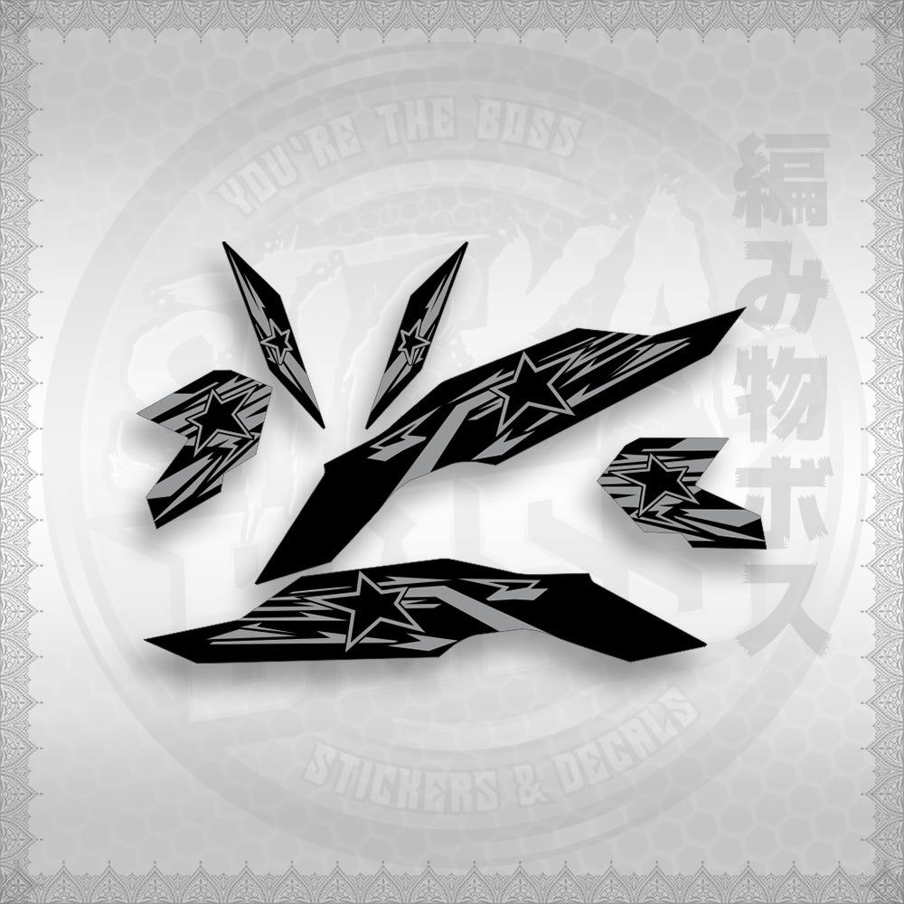 STICKER DECALS for CLICK V3 (CV3VRSTST) By STICKABOSS (SOFIE LAMINATED WATERPROOF)