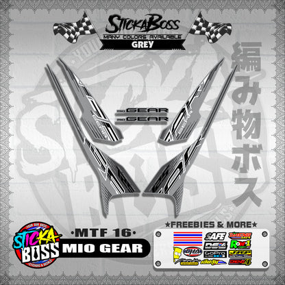 MIO GEAR DECALS ( MTF 16 )【WITH FREEBIES】