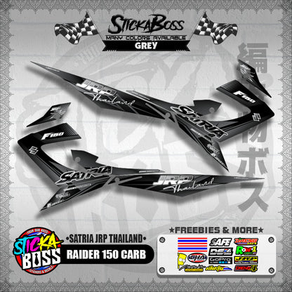 RAIDER 150 CARB DECALS ( SATRIA JRP THAILAND ) [ PREMIUM GLOSSY LAMINATED ]【WITH FREEBIES】